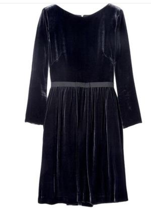 Бархатное платье YMC, размер S