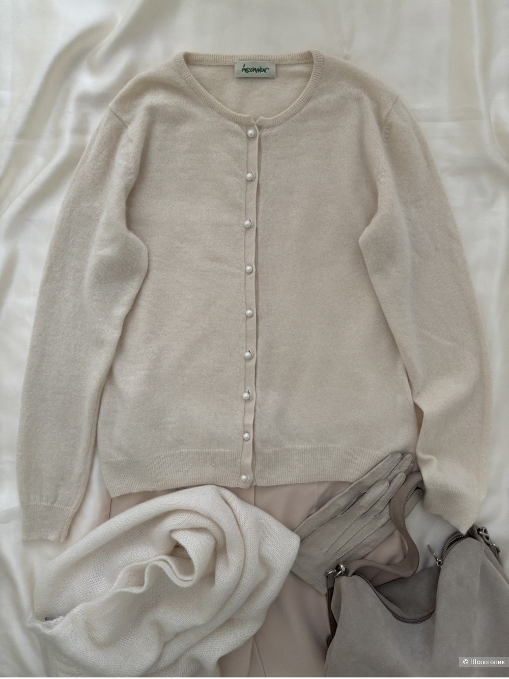 Шерстяной кардиган HESSNATUR размер S-M