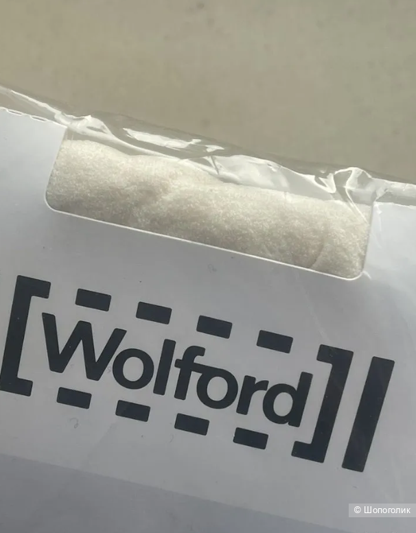 Колготки Wolford velvet de luxe белые