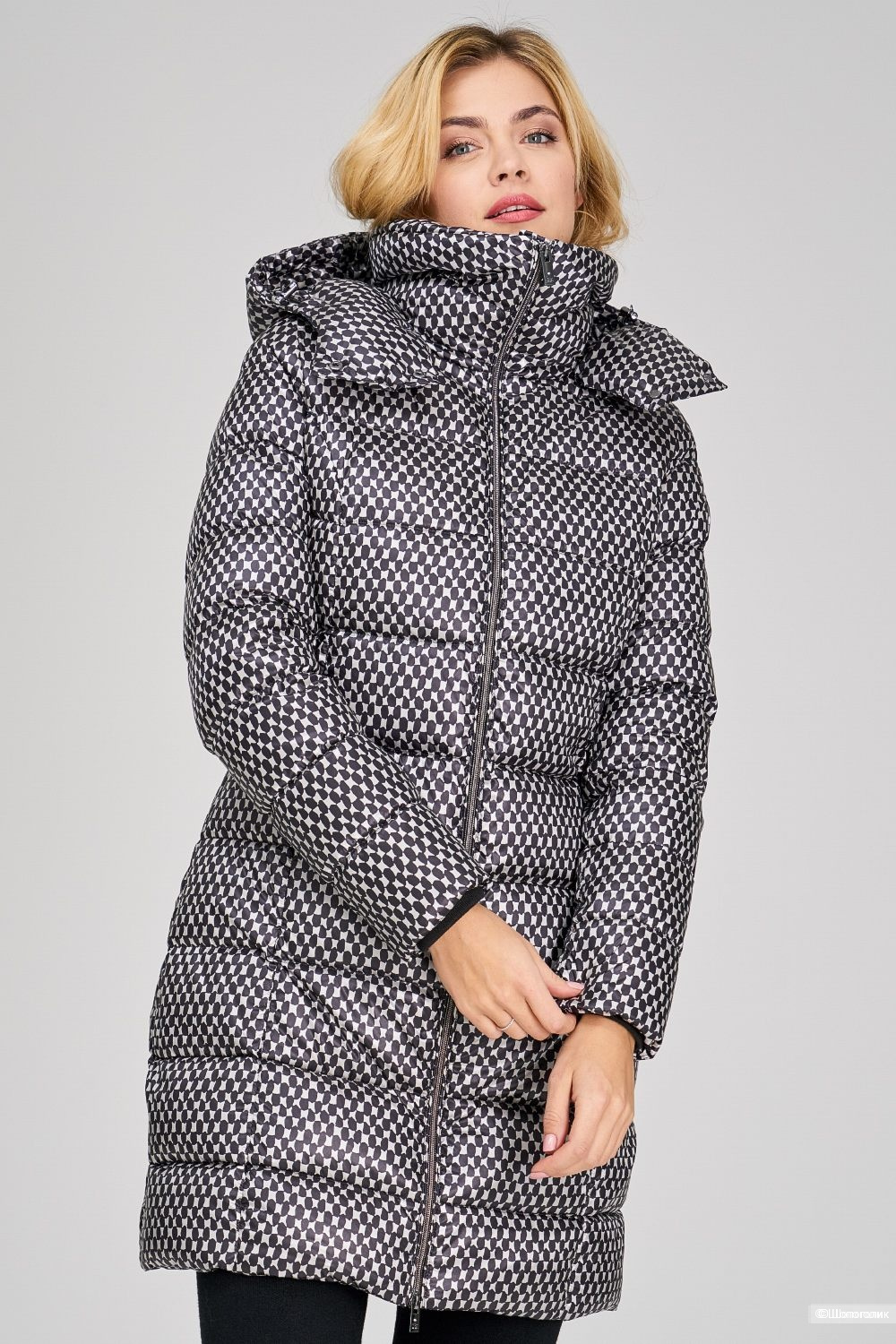 Пуховое пальто Madzerini р.48IT (на 48)