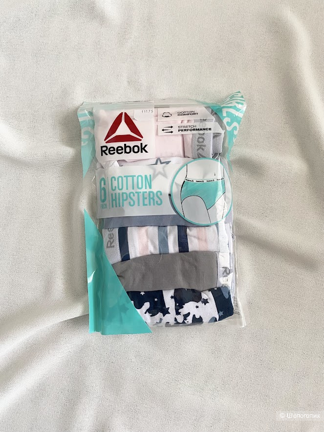 Комплект трусов Reebok для девочки 7-9 лет 6 шт