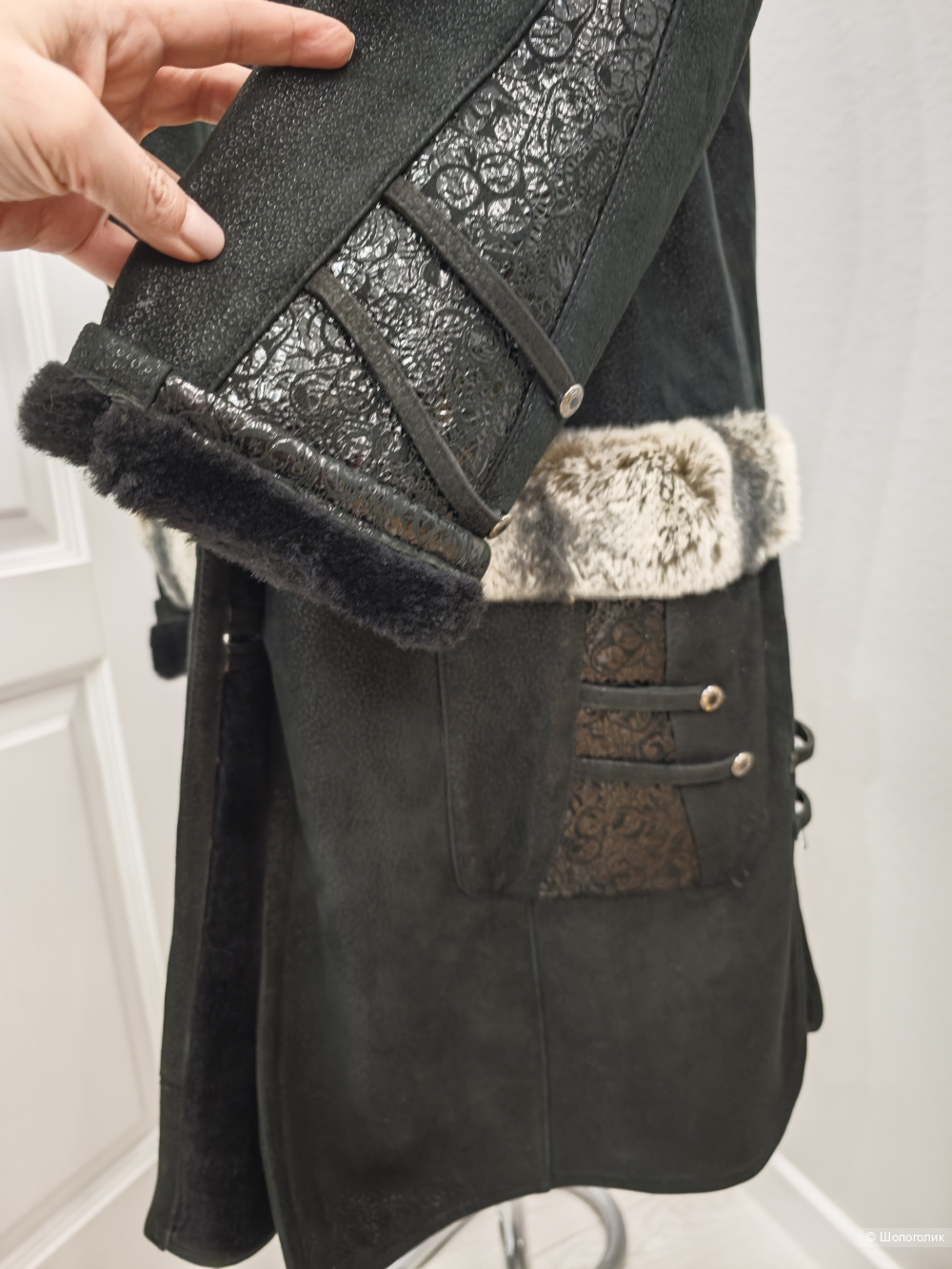 Дублёнка no name,48/50