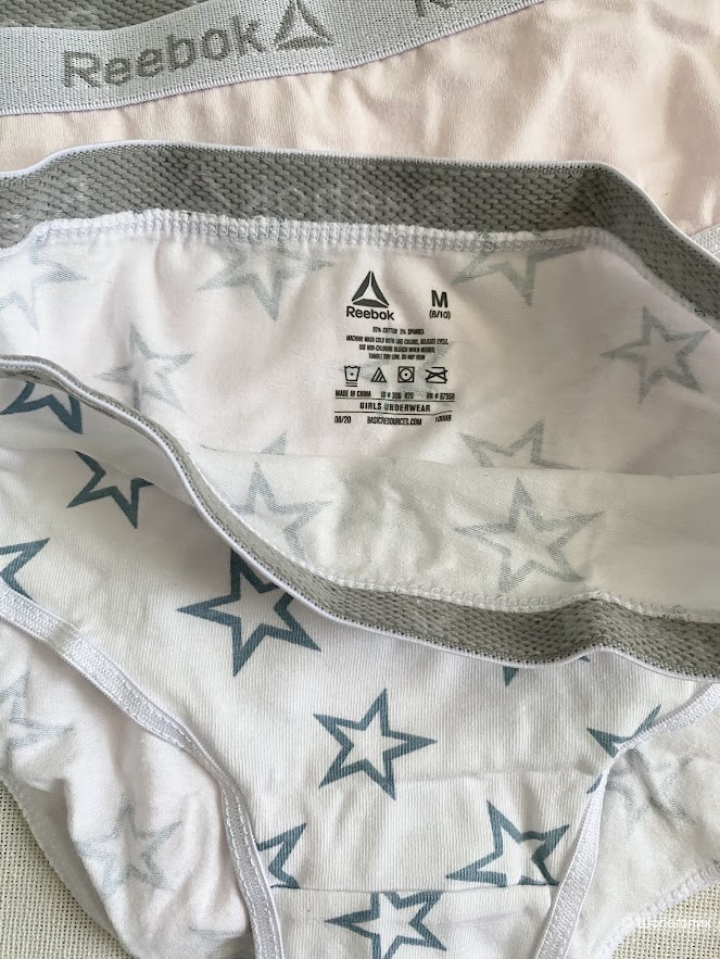 Комплект трусов Reebok для девочки 7-9 лет 6 шт