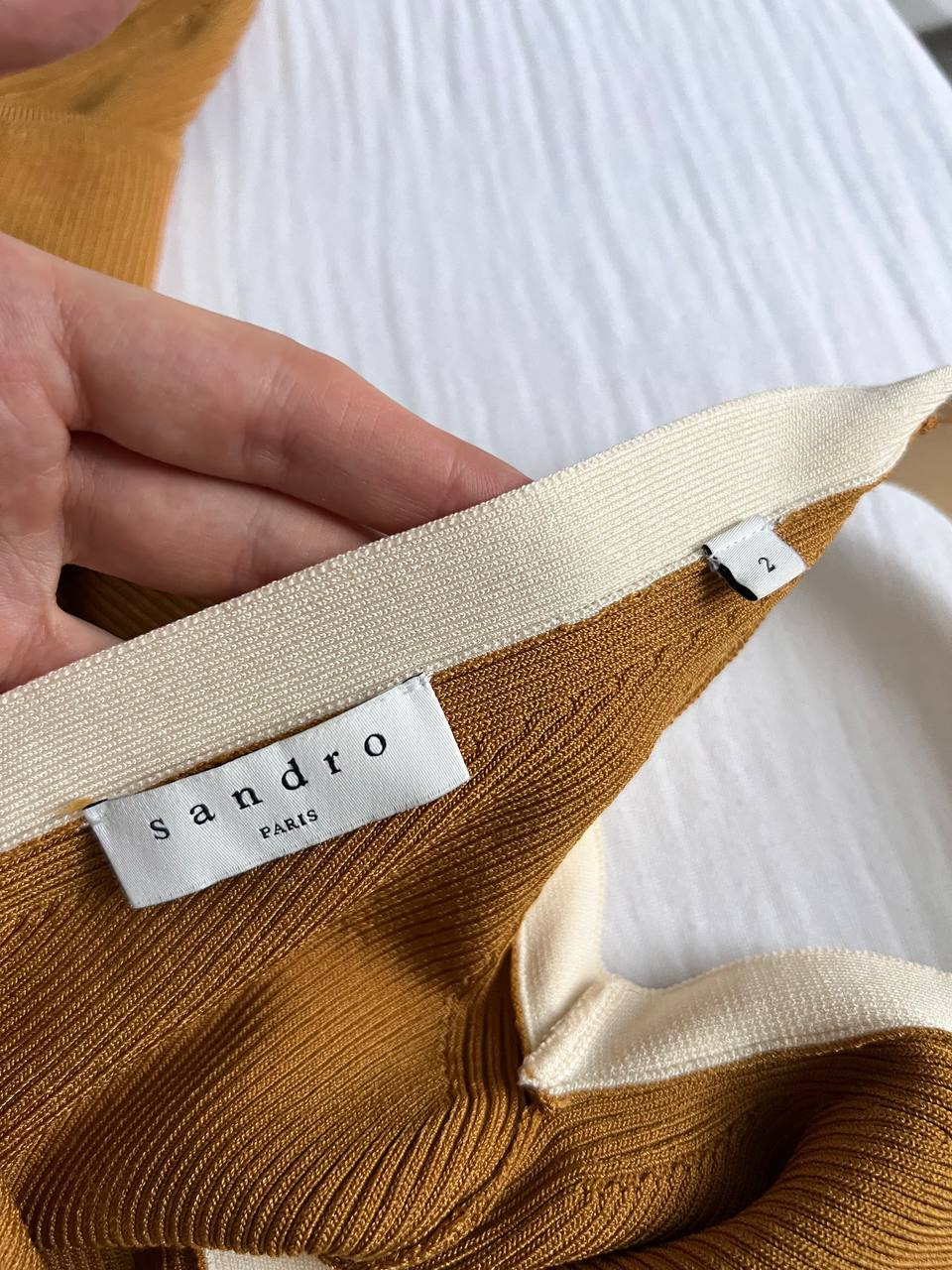 Трикотажный купальник-боди Sandro (FR 2, RUS 42-44)