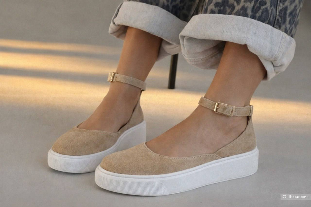 Открытые туфли размер 37, натуральная кожа