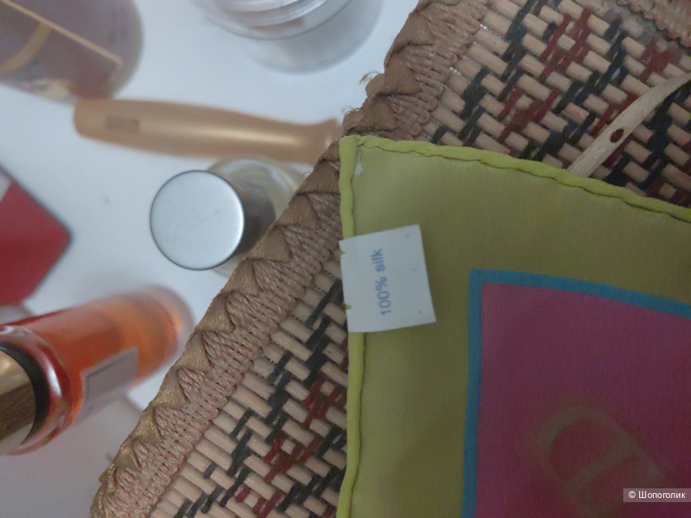 Сет из трёх шёлковых платков, one size, no name