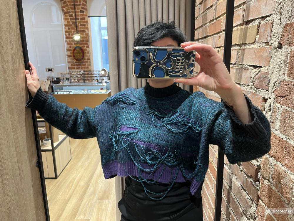 Diesel мега стильный свитер 44-46р