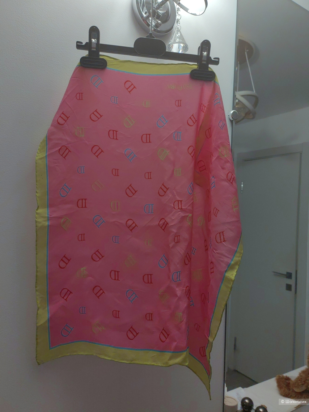 Сет из трёх шёлковых платков, one size, no name