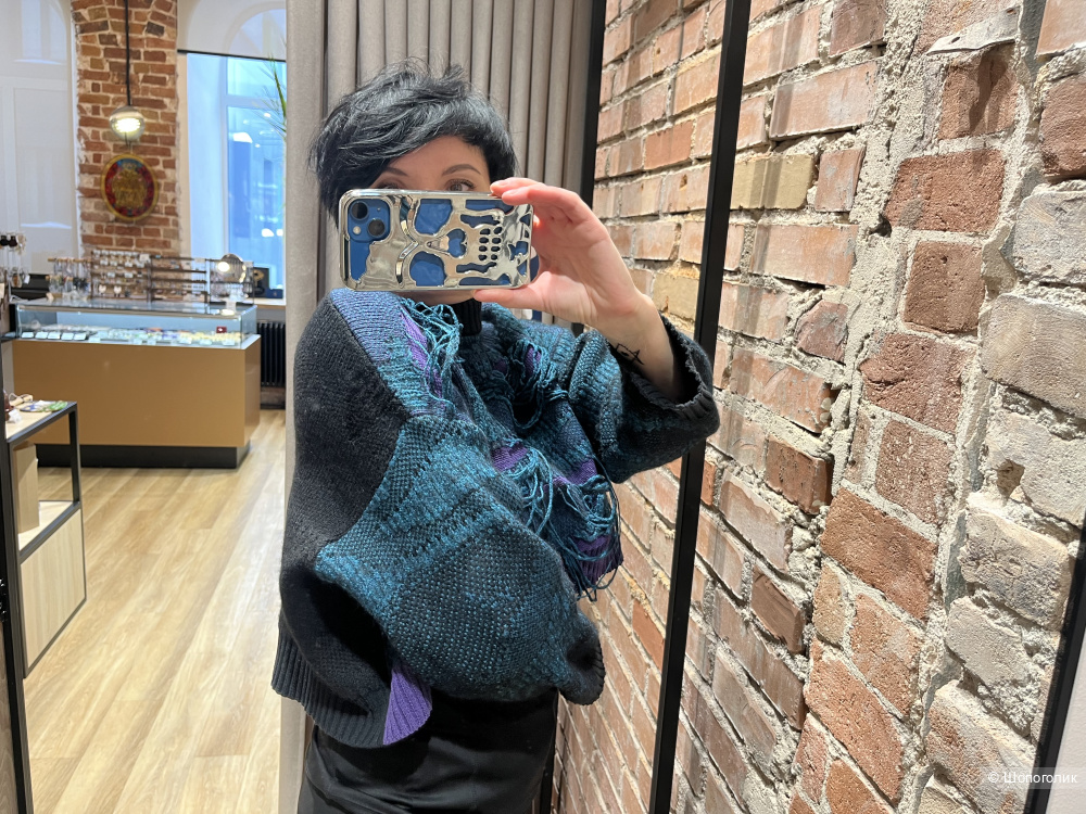 Diesel мега стильный свитер 44-46р