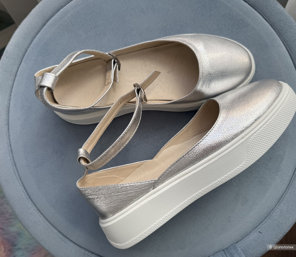 Открытые туфли размер 37, натуральная кожа