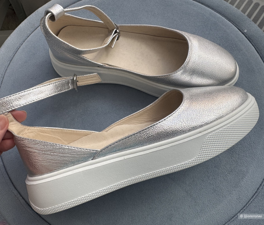 Открытые туфли размер 37, натуральная кожа