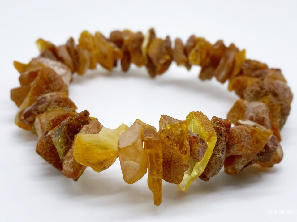 Браслет - манжет из янтаря No Name