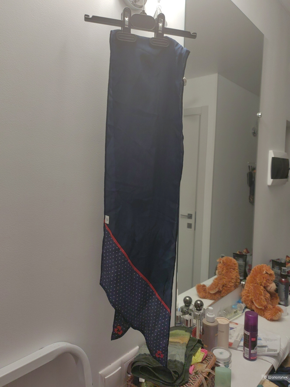 Сет из трёх шёлковых платков, one size, no name