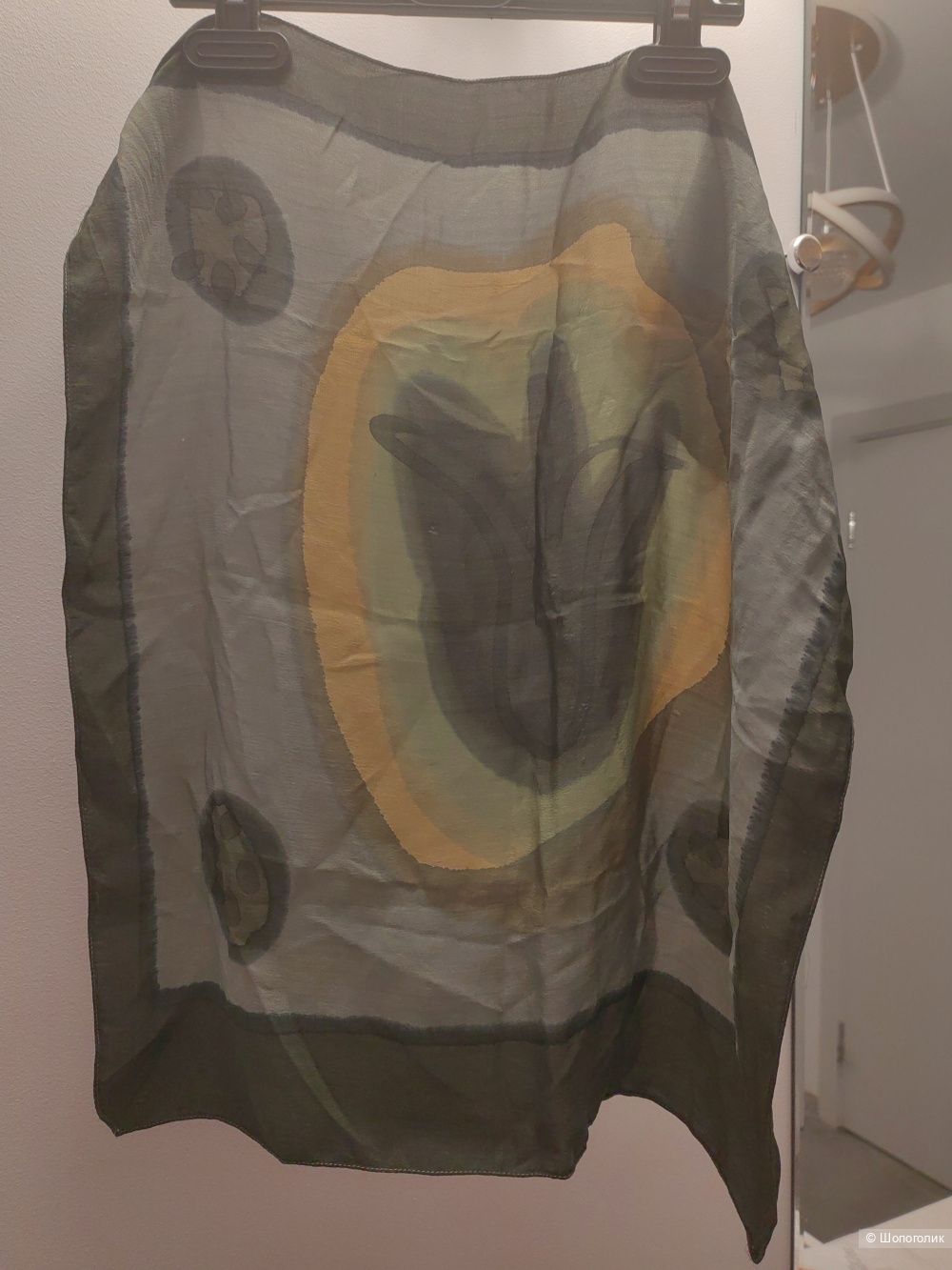 Сет из трёх шёлковых платков, one size, no name