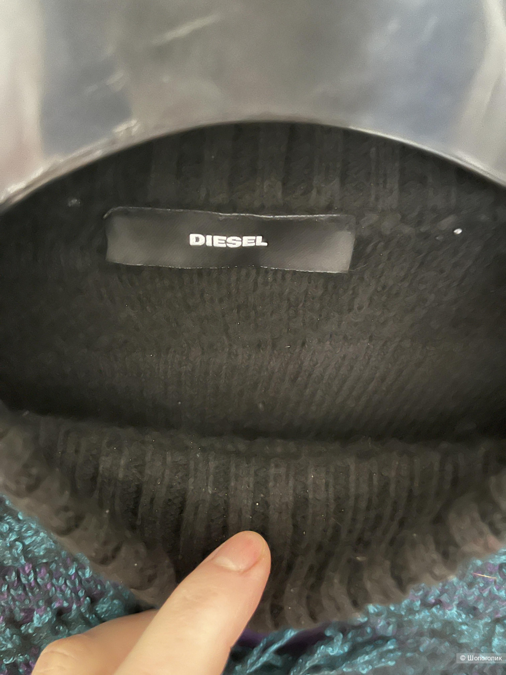 Diesel мега стильный свитер 44-46р