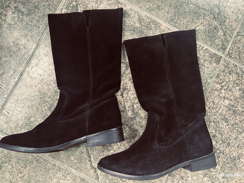 Замшевые сапоги Stradivarius р. 37 (36 росс)