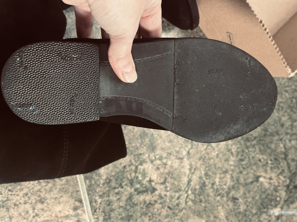 Замшевые сапоги Stradivarius р. 37 (36 росс)