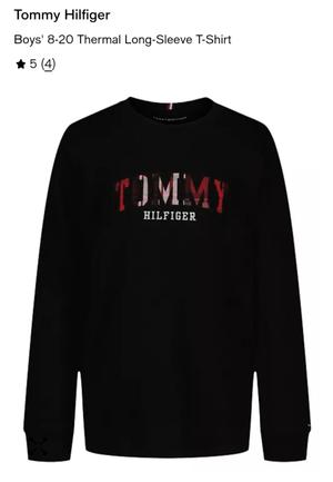 Лонгслив для мальчика Tommy hilfiger 18/20 лет