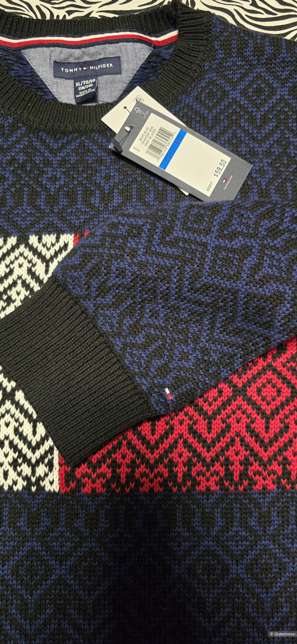 Детский свитер Tommy Hilfiger 15 лет