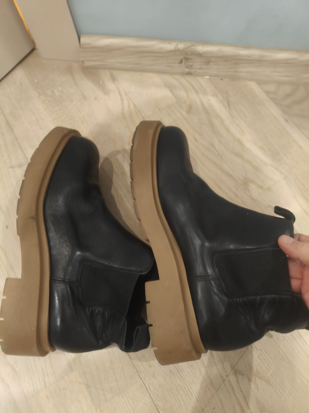 Кожаные Челси H&m размер 40