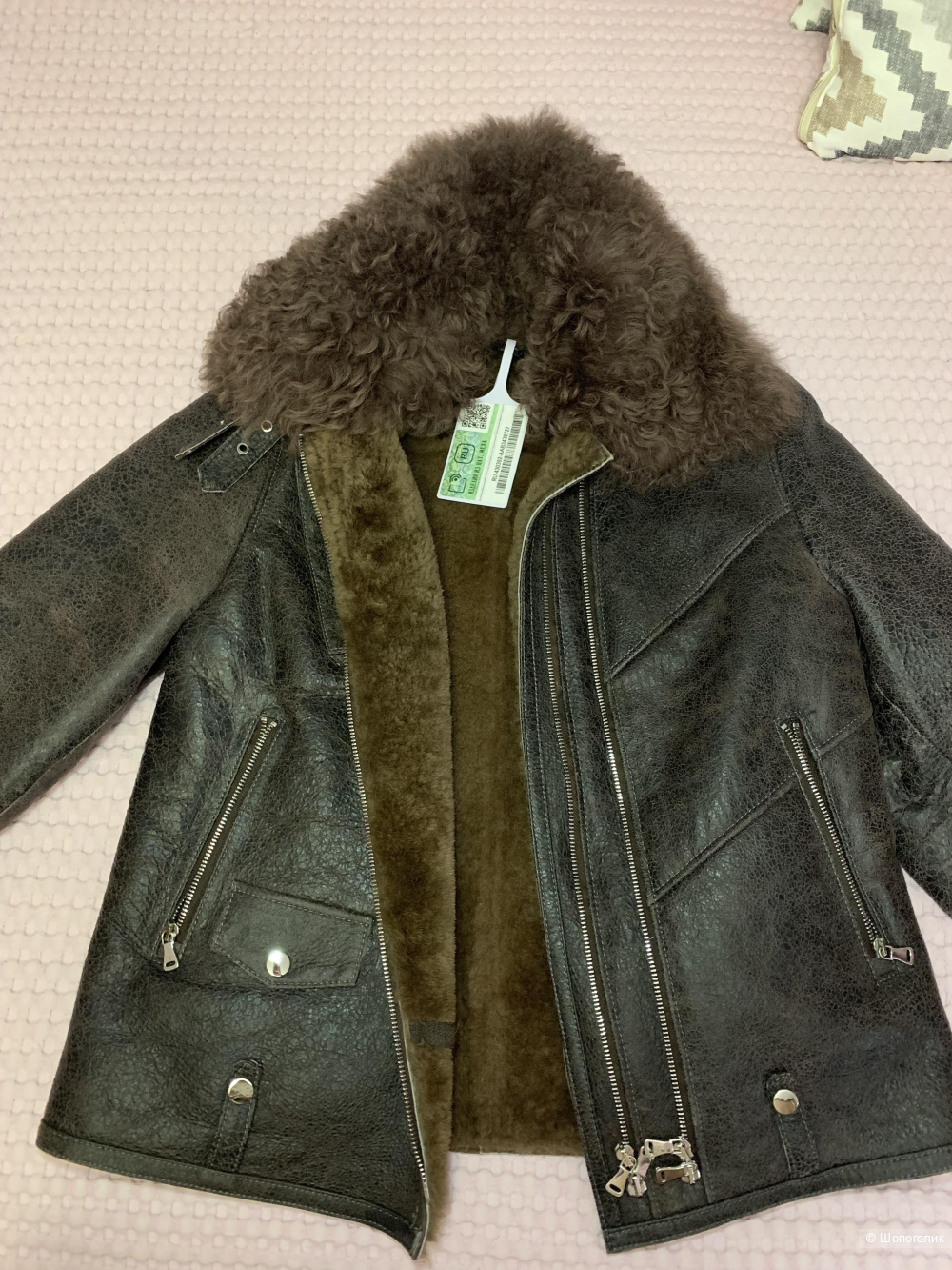 Дубленка, PUNO, размер 42-44 (рос.)