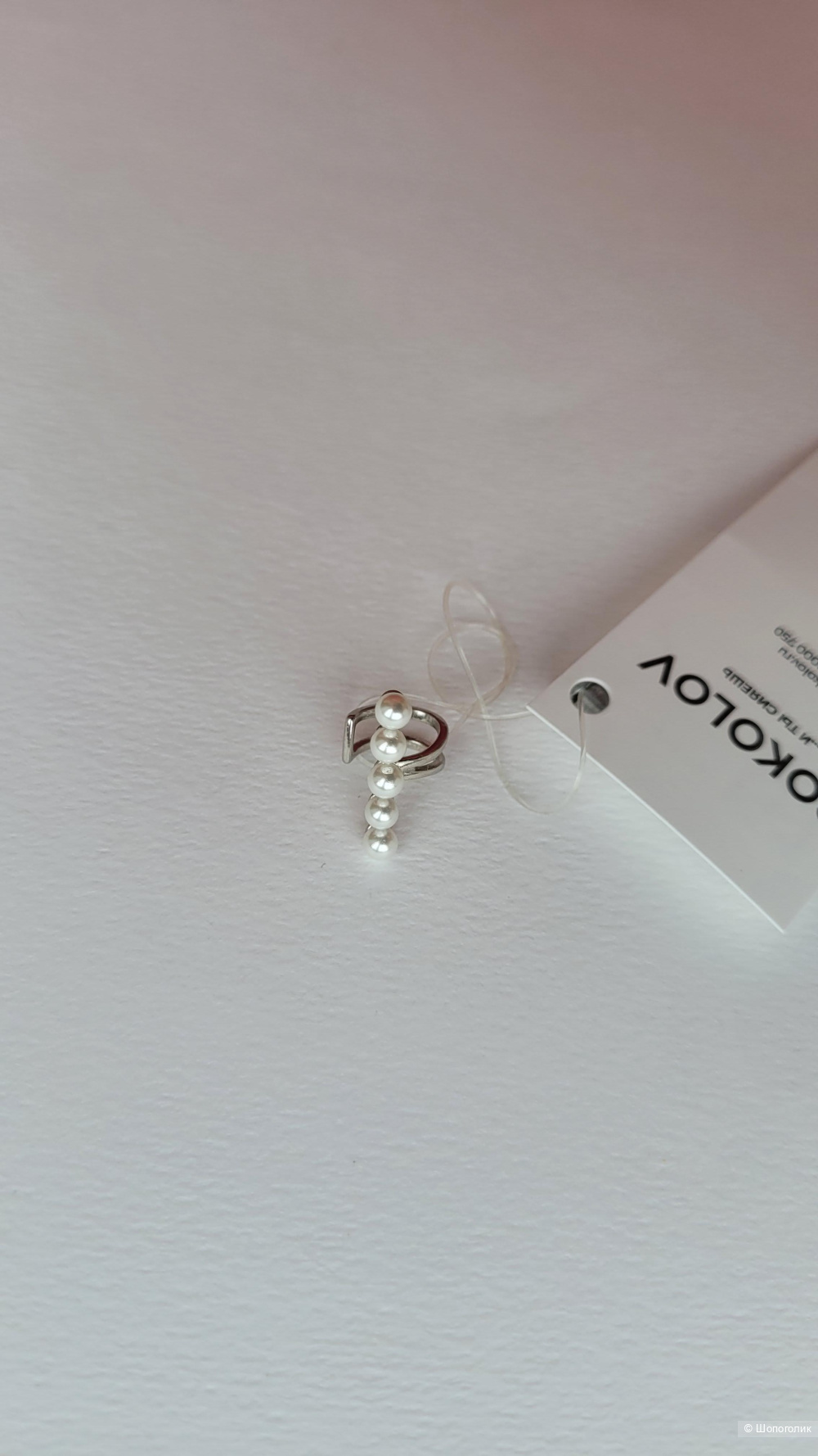 Моносерьга серебряная Sokolov one size