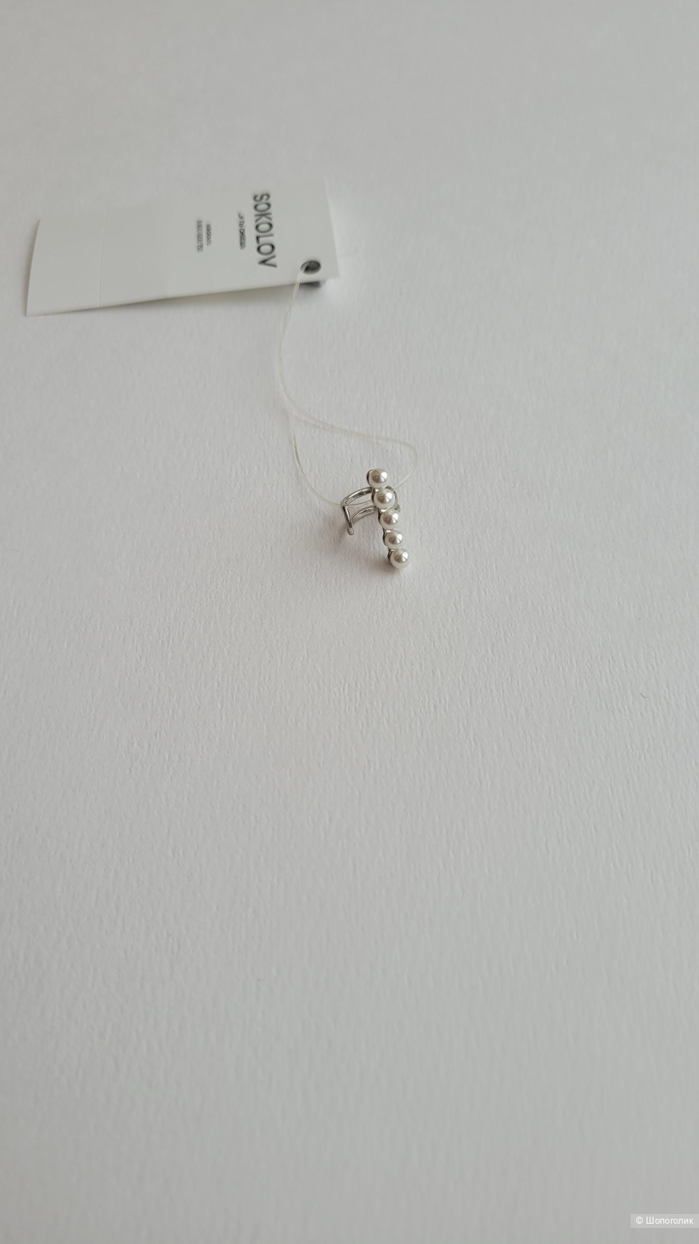 Моносерьга серебряная Sokolov one size