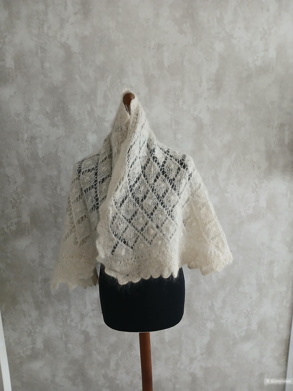 Пуховые платок р.one size