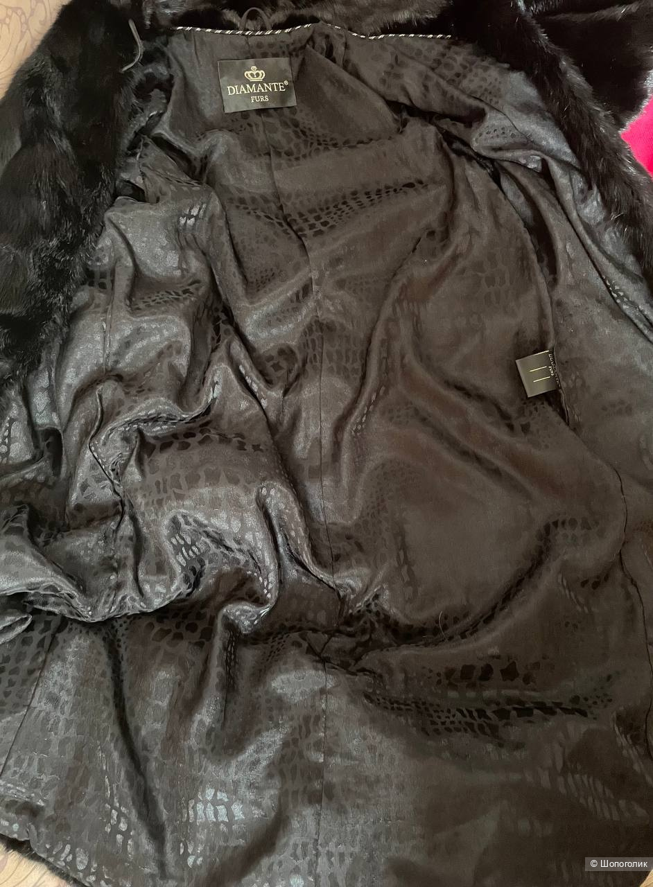 Норковая шуба Diamante Visone размер М