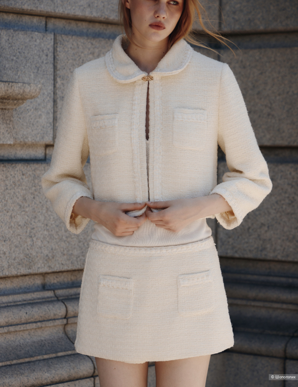 Блезер твидовый LIME (S/M)