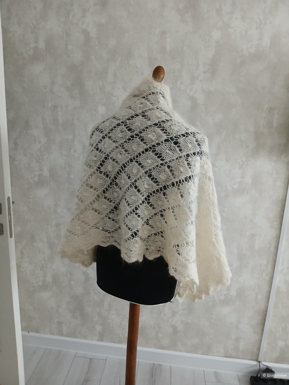 Пуховые платок р.one size