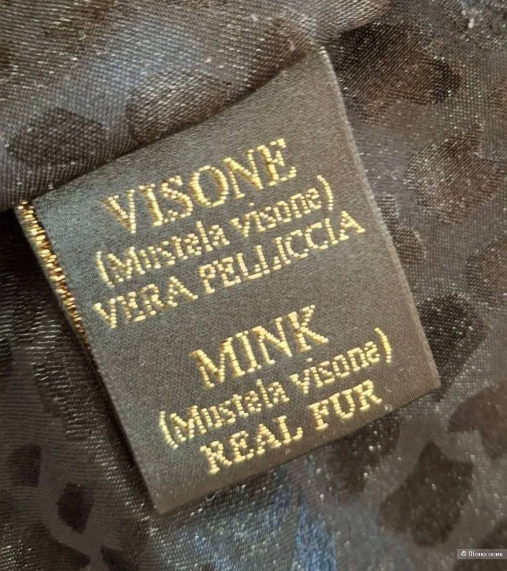 Норковая шуба Diamante Visone размер М