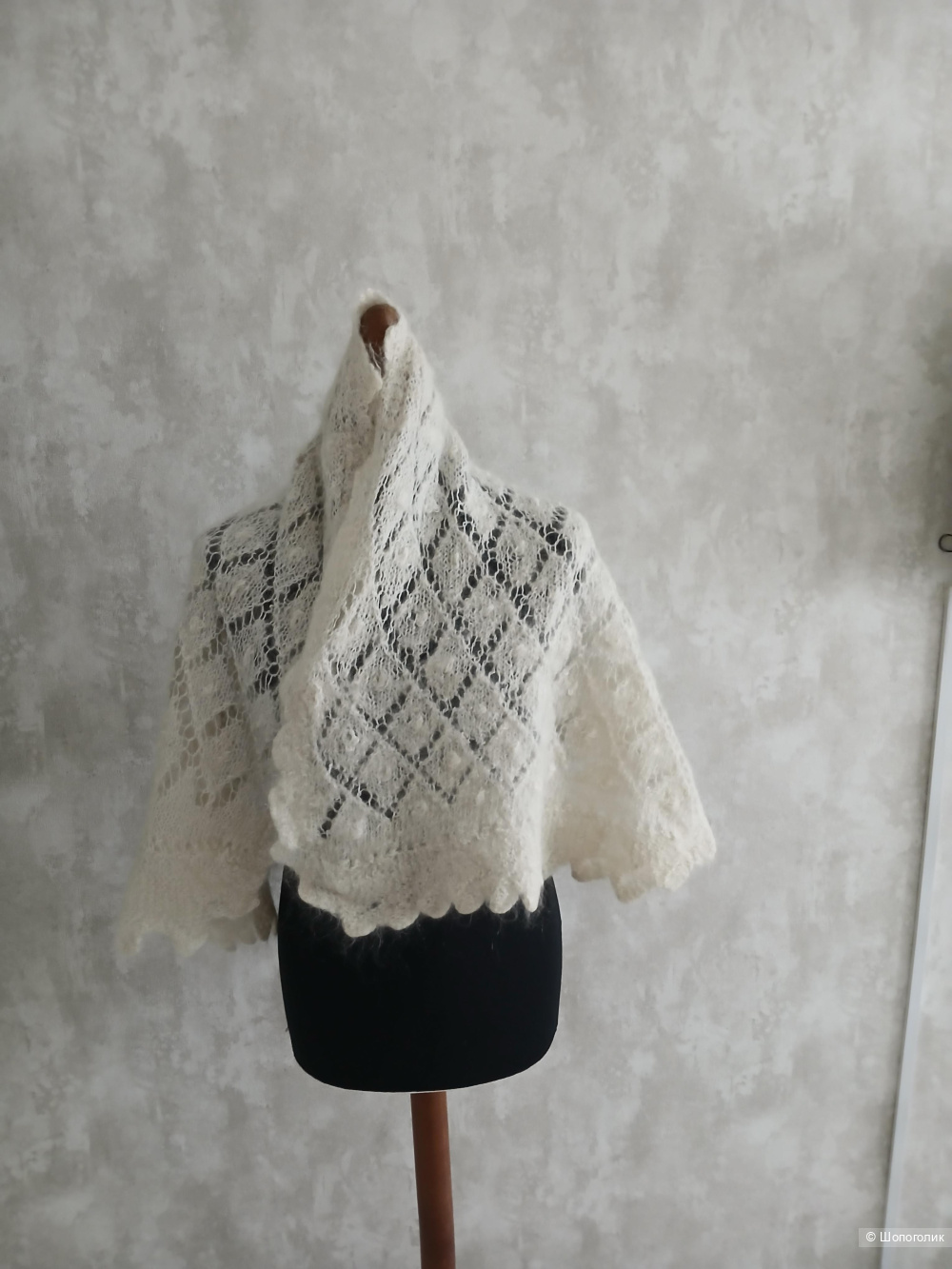 Пуховые платок р.one size