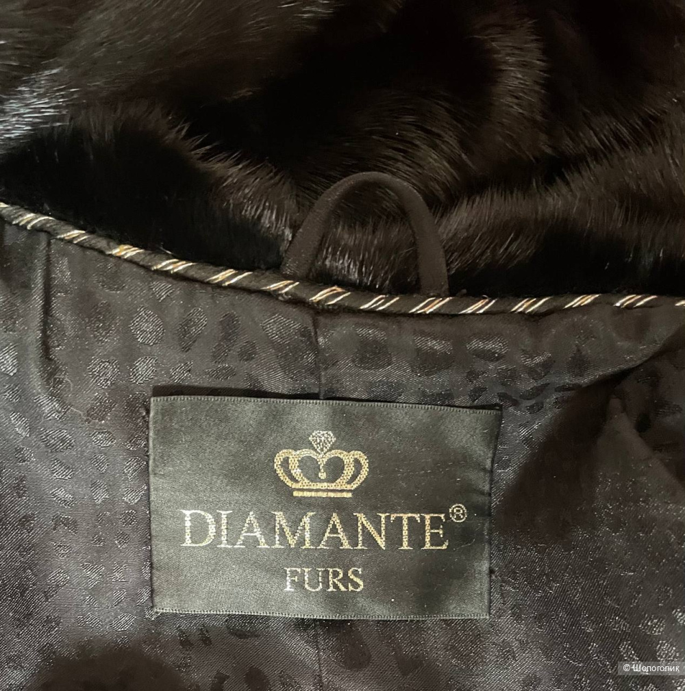 Норковая шуба Diamante Visone размер М