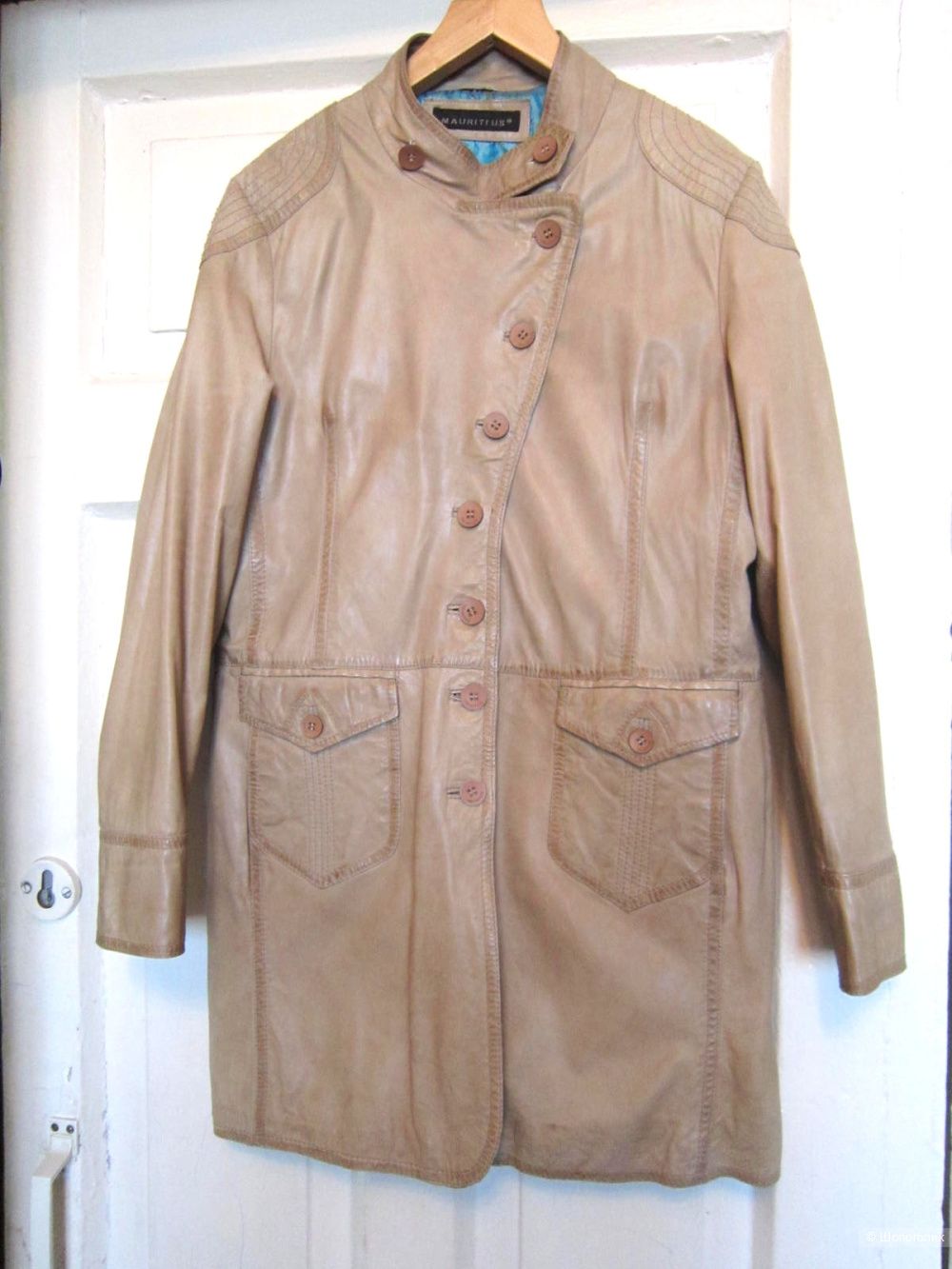 Кожаный плащ, Mauritius, 48/50 размер.