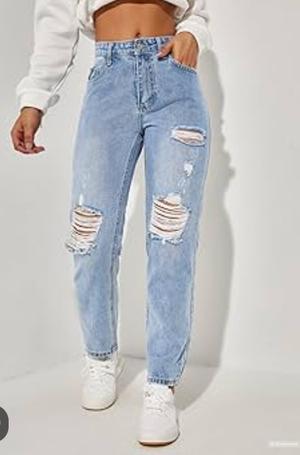 Джинсы рваные Shein , размер 38( С-М)