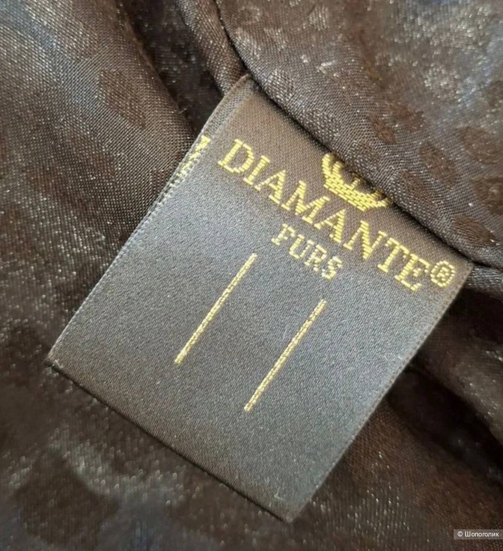 Норковая шуба Diamante Visone размер М
