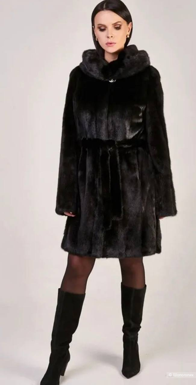 Норковая шуба Diamante Visone размер М