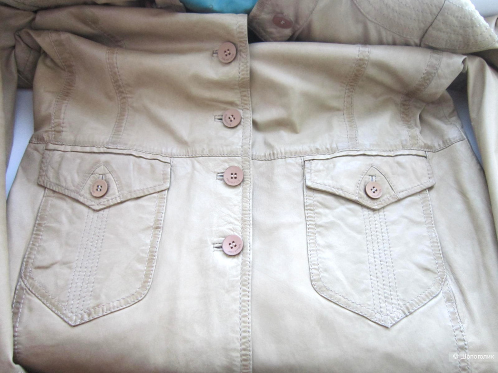 Кожаный плащ, Mauritius, 48/50 размер.