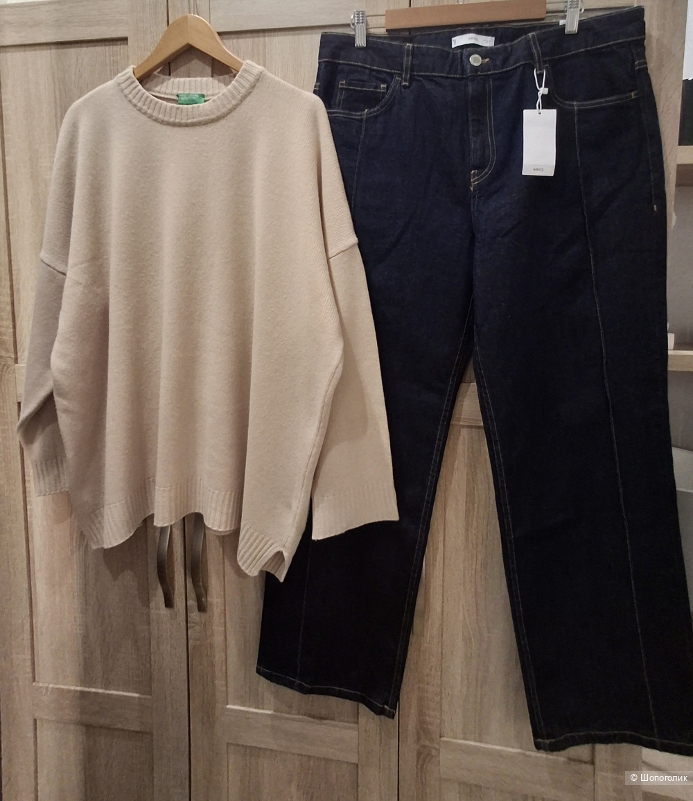 Шерстяной свитер Benetton/Xl