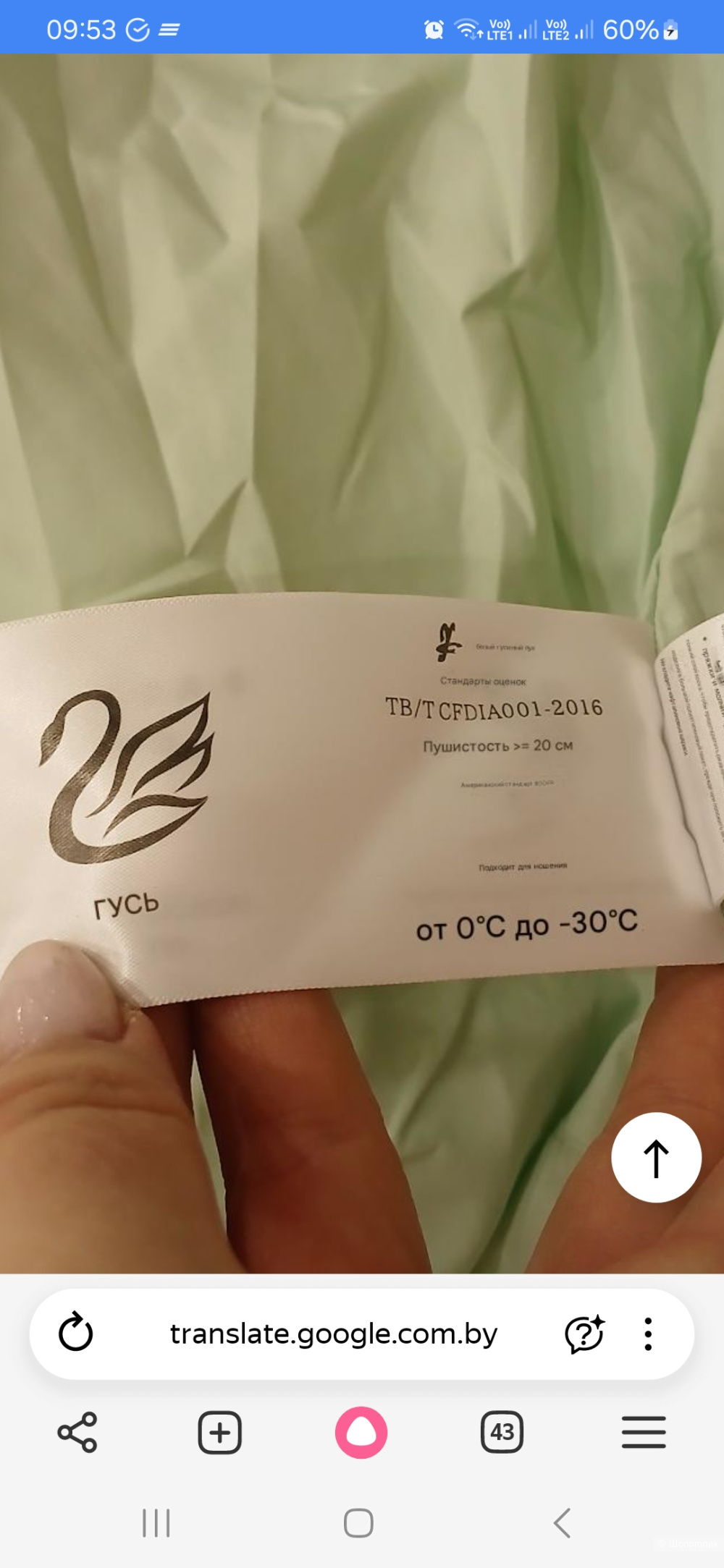 Пуховик Goose Down р.50