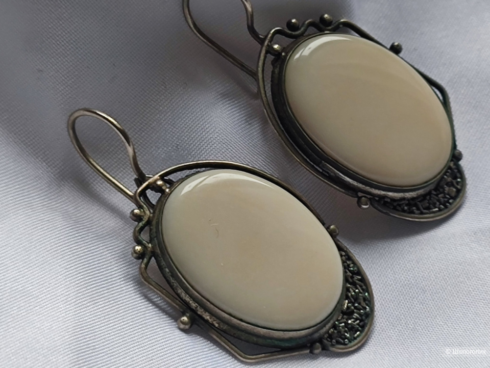 Серьги мельхиор