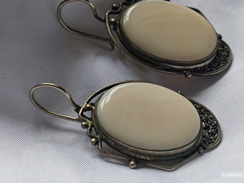 Серьги мельхиор