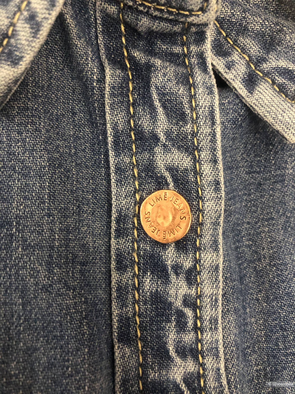 Джинсовая рубашка LIME (S)