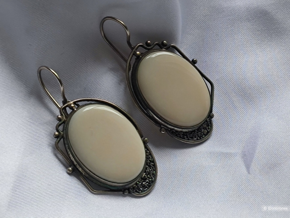 Серьги мельхиор