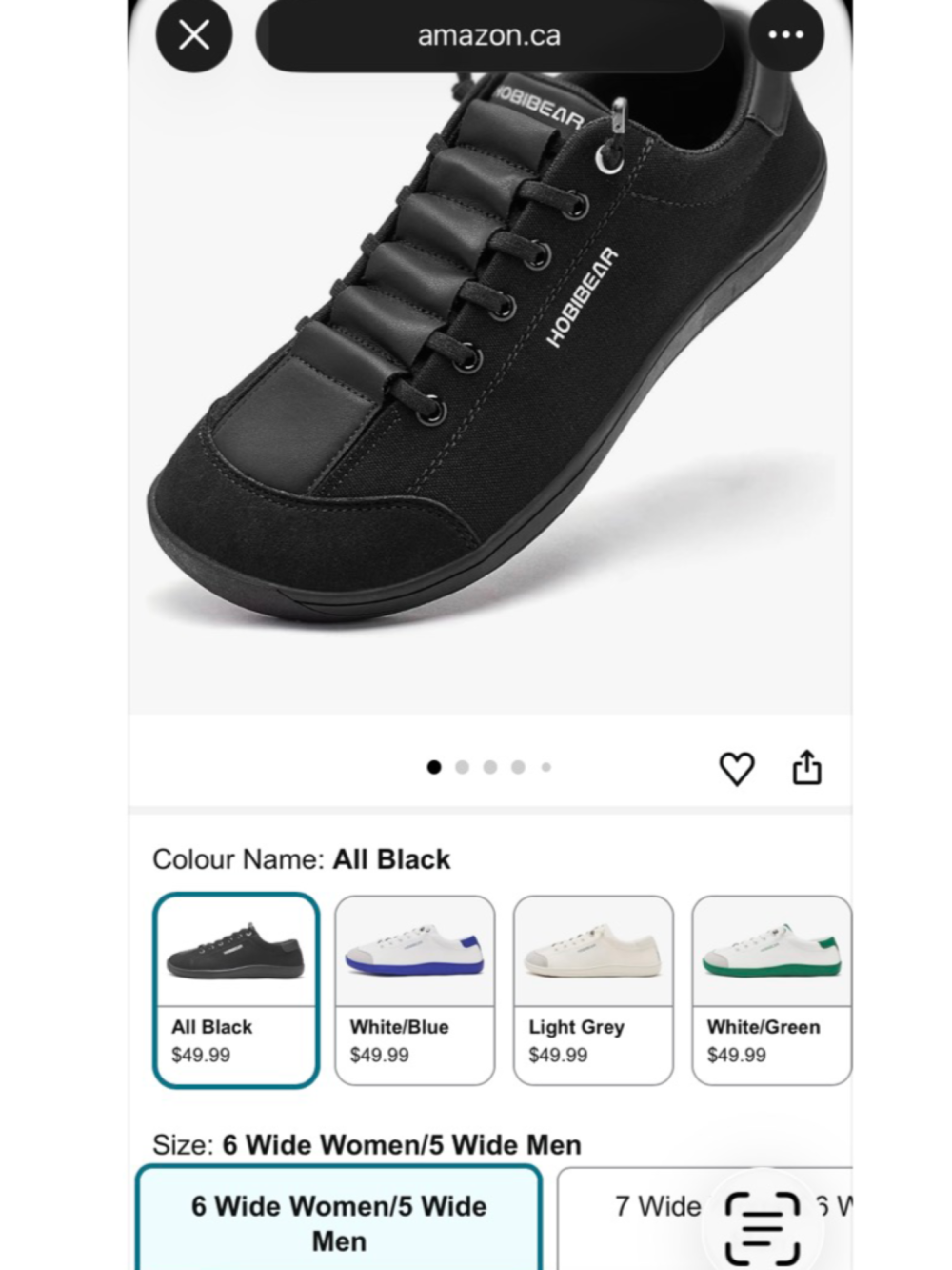 Кроссовки Унисекс HOBIBEAR barefoot eu 41(40)