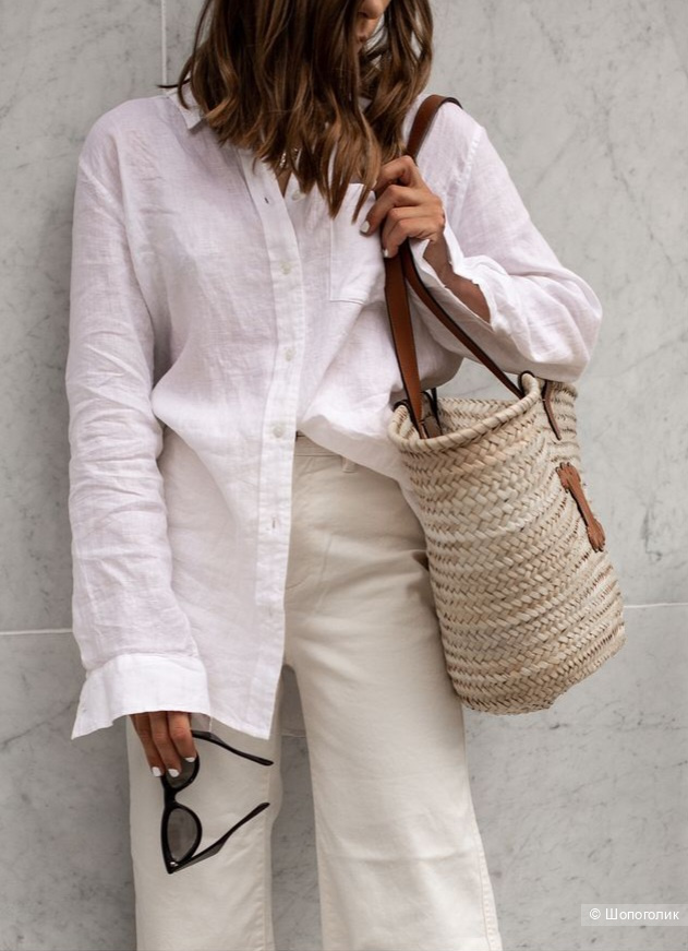 Льняная рубашка Mango/L