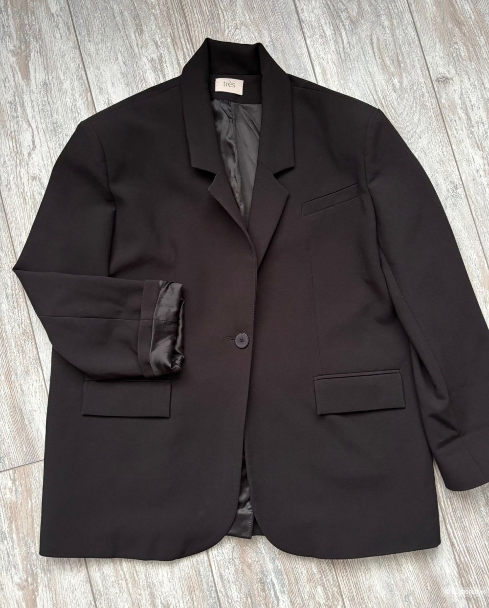 Пиджак oversize Tres, one size.