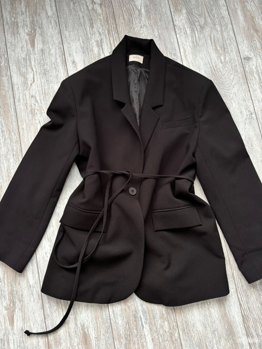 Пиджак oversize Tres, one size.
