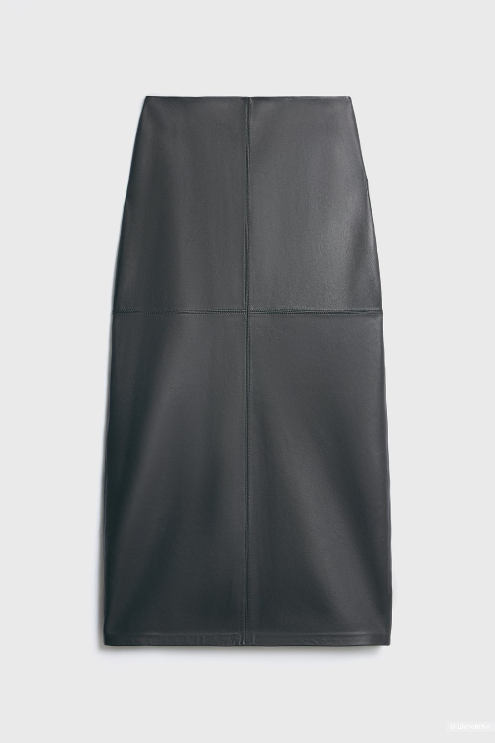 Юбка натуральная кожа, LIME, XS